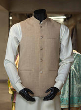 Xiang Yue By Sami Saeed Polyester Stitched Waistcoat SS25XY D-1178-LTBN